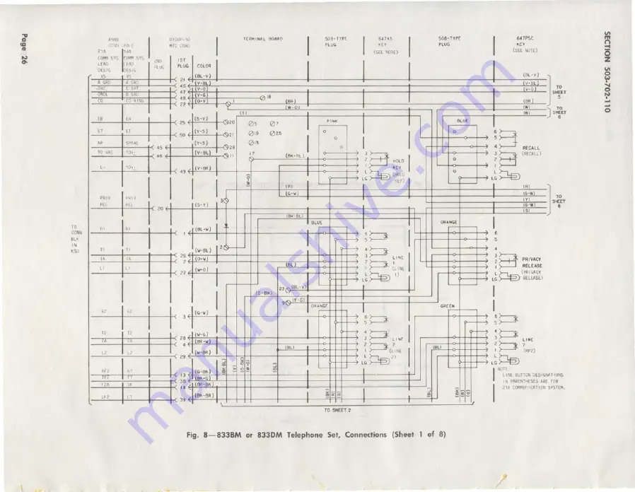 AT&T 2833 Series Identification, Installation, Connections, And Maintenance Download Page 26