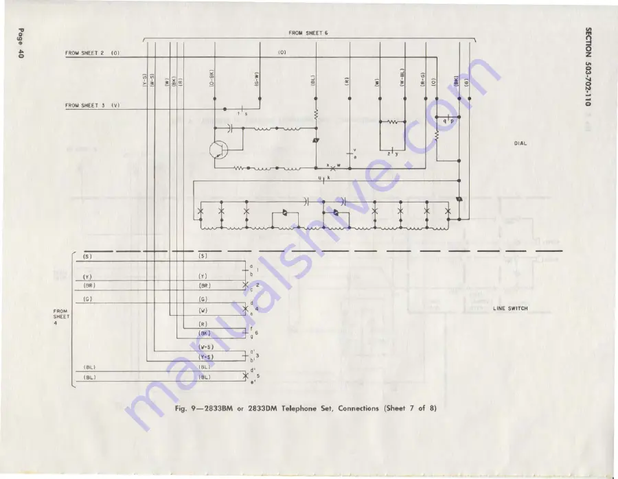 AT&T 2833 Series Identification, Installation, Connections, And Maintenance Download Page 40