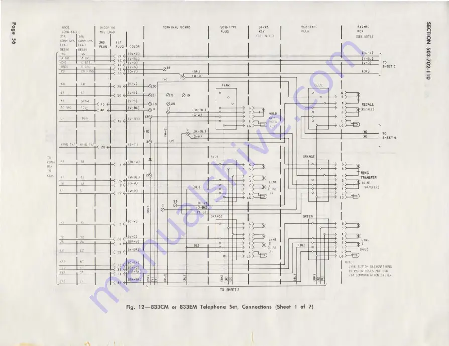 AT&T 2833 Series Identification, Installation, Connections, And Maintenance Download Page 56