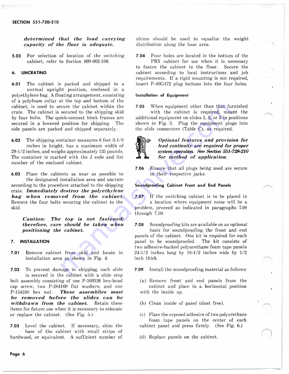 AT&T 761B PBX Identification, Installation, And Connections Download Page 6