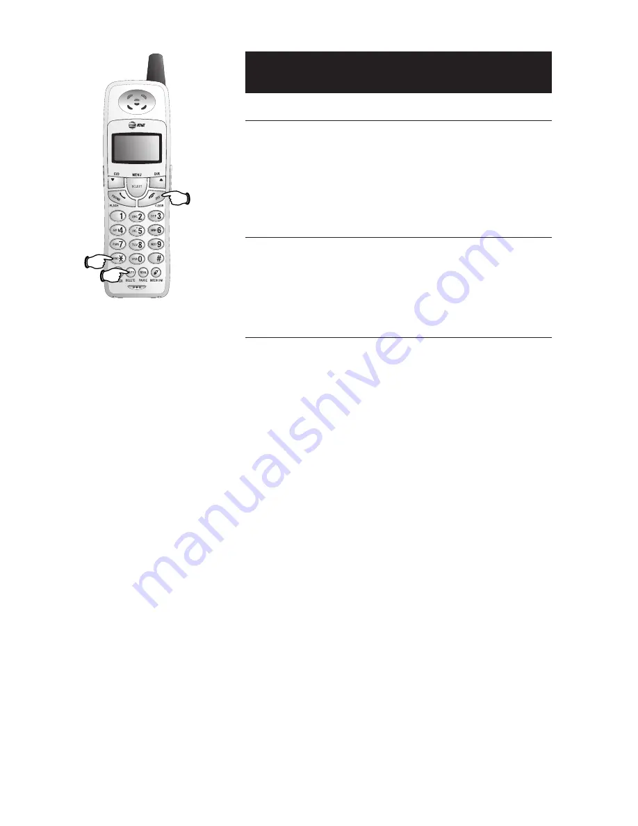 AT&T 80-5727-00 -  E5927B - 5.8GHz Dual Handset Answering System User Manual Download Page 20