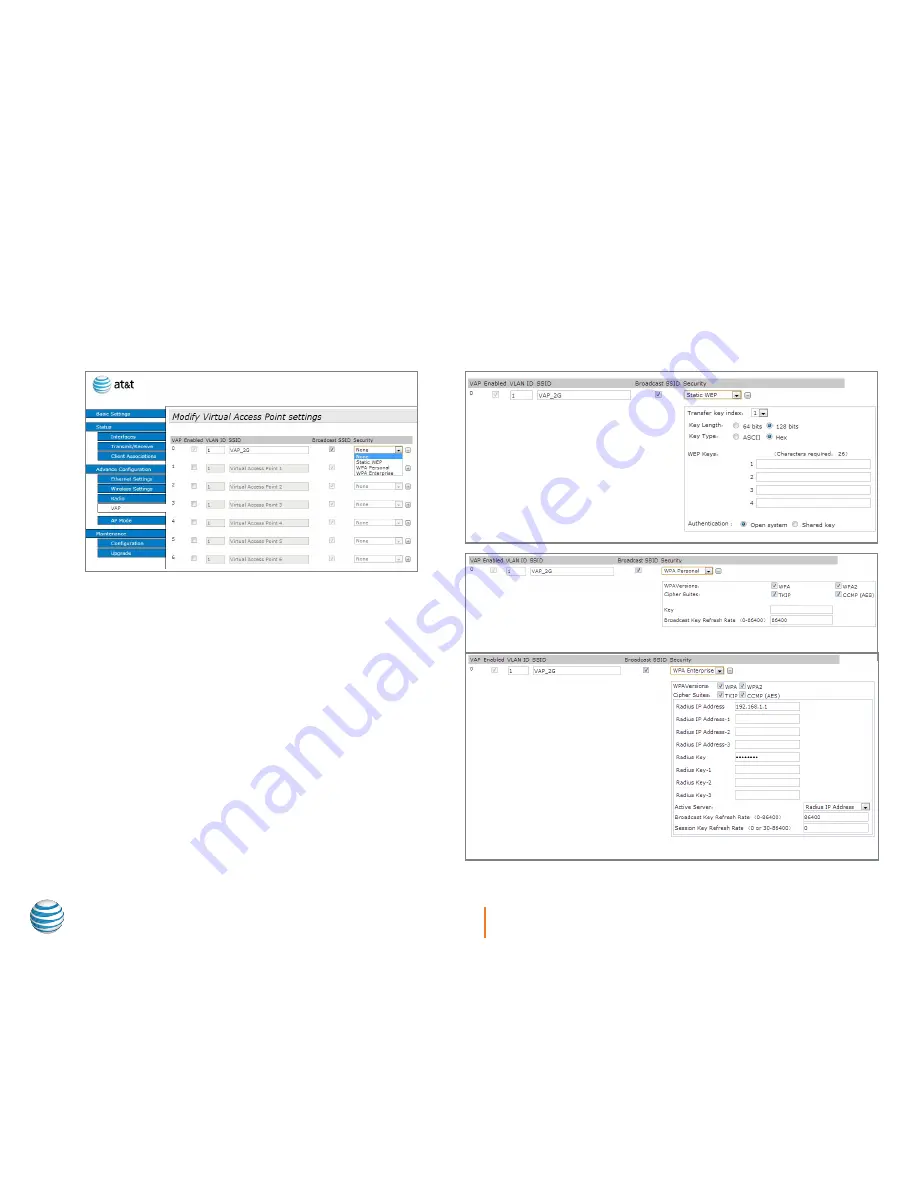 AT&T activeARC ARC1000MAP Configuration Manual Download Page 24