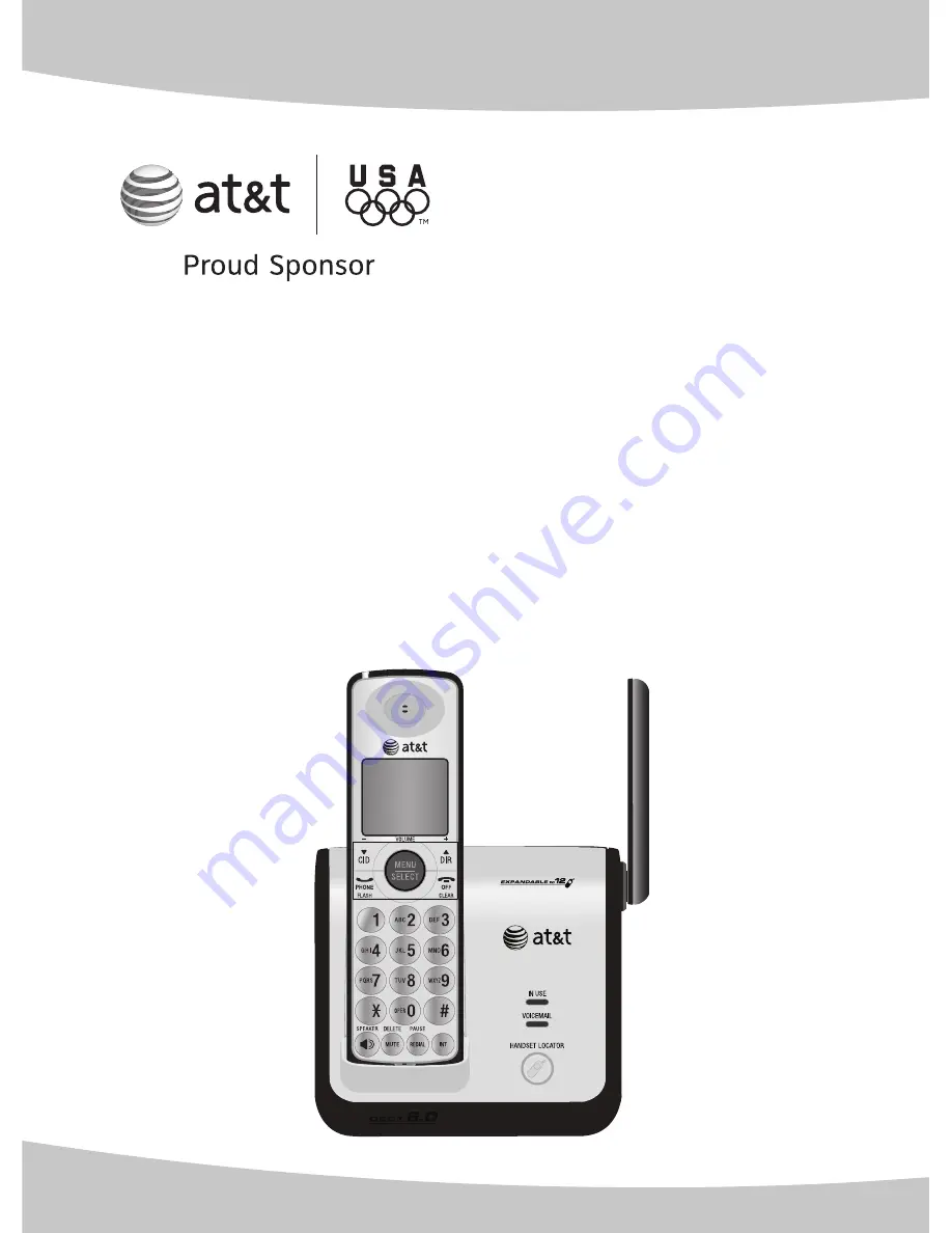 AT&T CL81109 User Manual Download Page 1