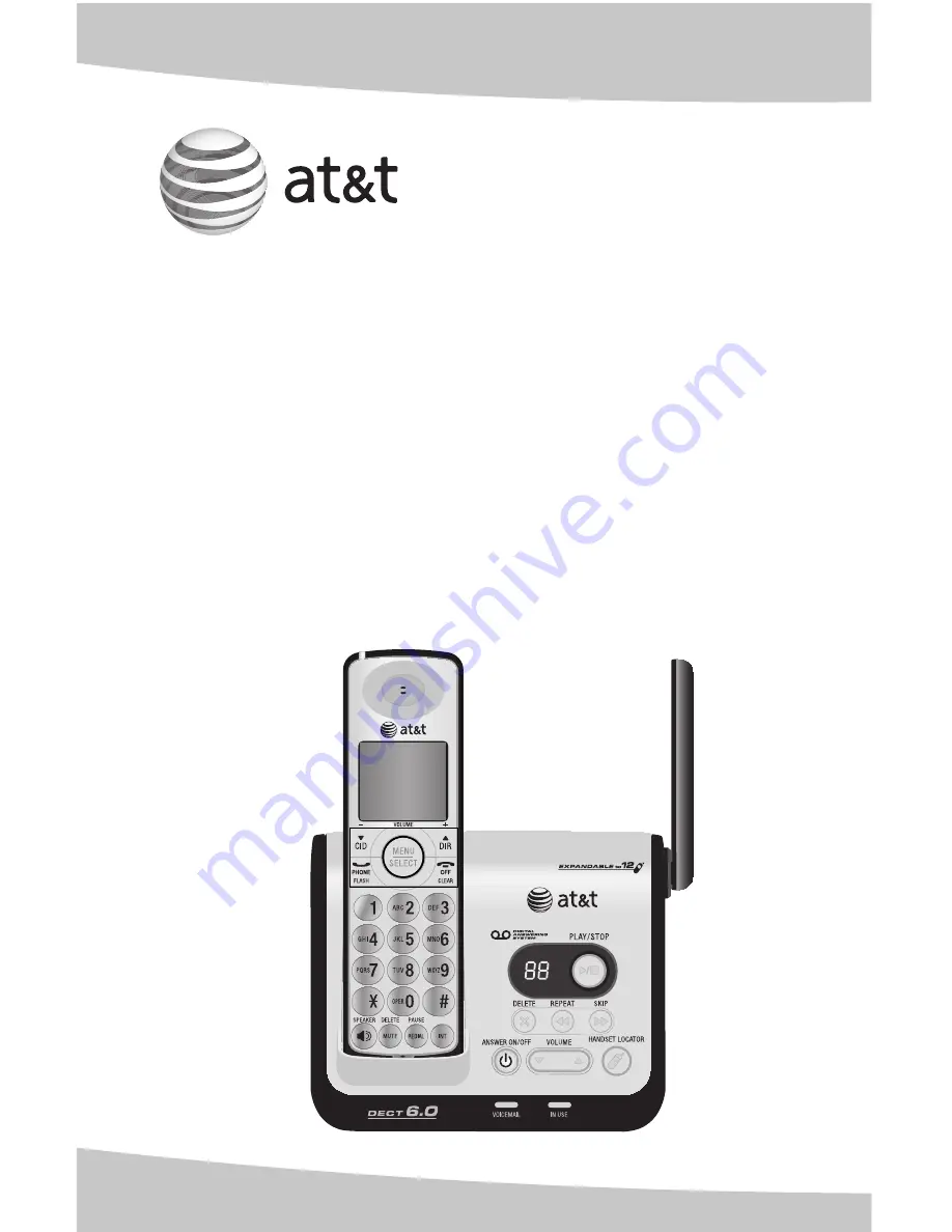 AT&T CL82109 User Manual Download Page 1