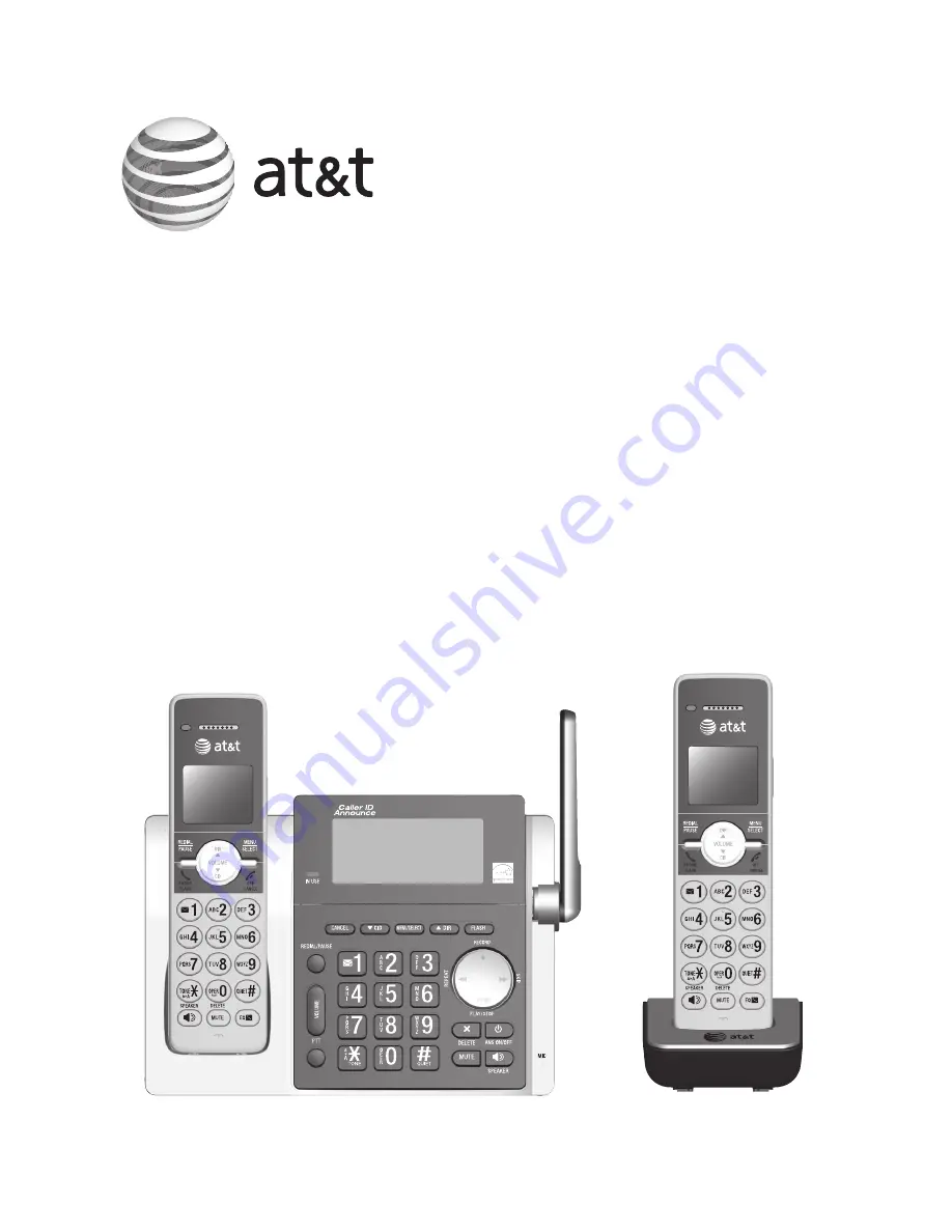 AT&T CL83203 Complete User'S Manual Download Page 1