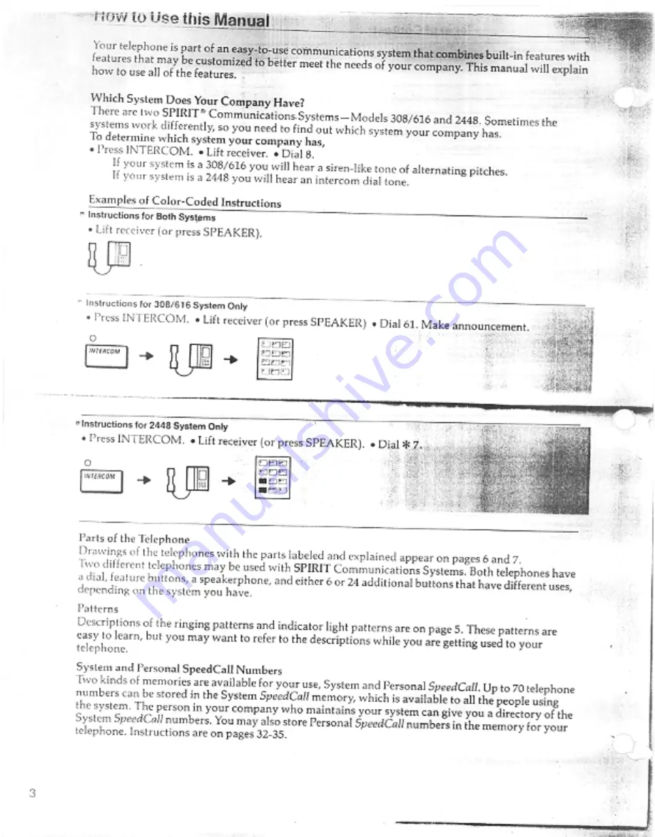 AT&T SPIRIT 2448 Expansion Unit User Manual Download Page 4