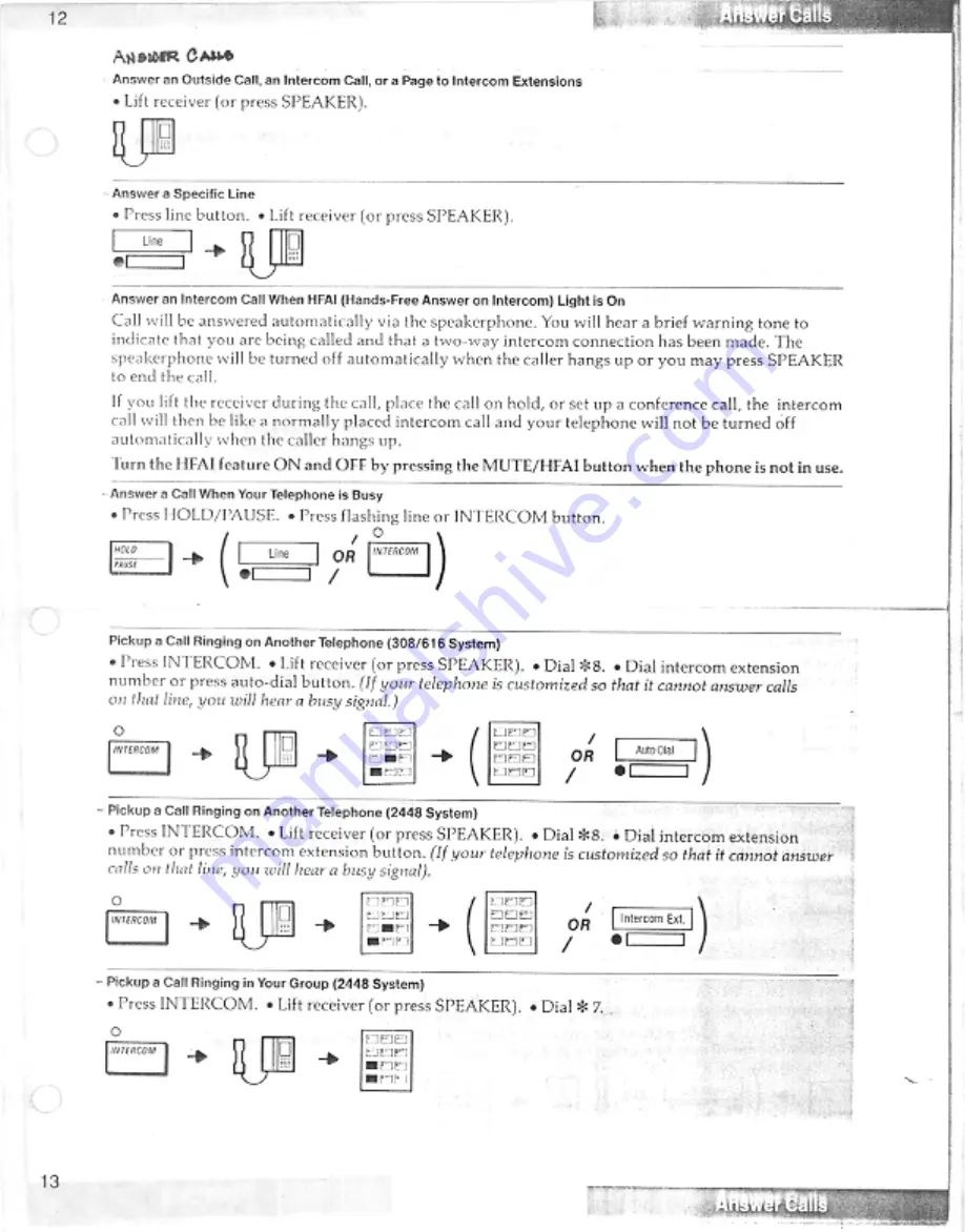 AT&T SPIRIT 2448 Expansion Unit User Manual Download Page 9