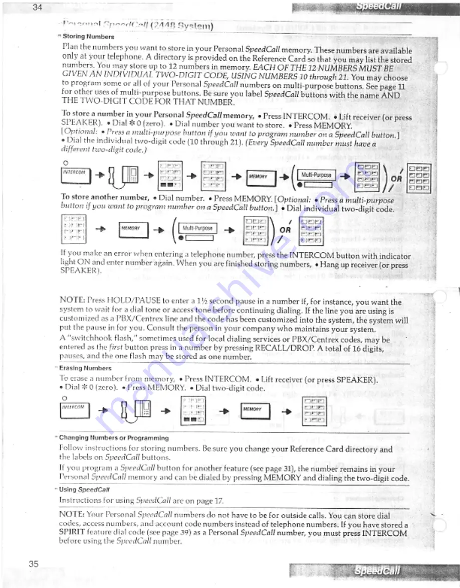 AT&T SPIRIT 2448 Expansion Unit User Manual Download Page 20