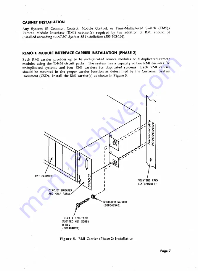 AT&T System 85 Installation And Test Download Page 23