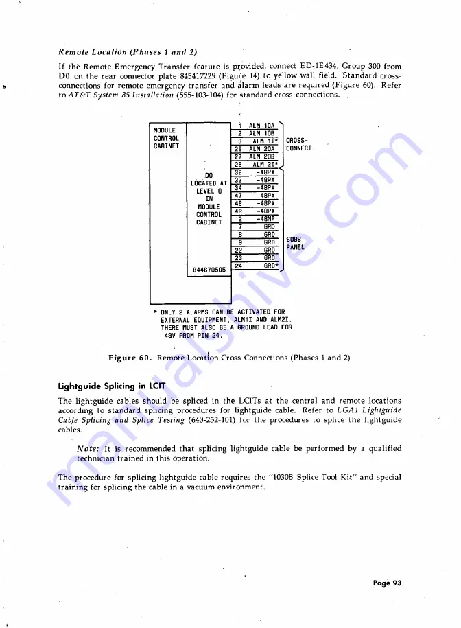 AT&T System 85 Installation And Test Download Page 109