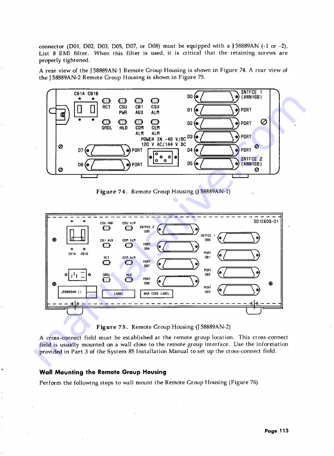 AT&T System 85 Installation And Test Download Page 129