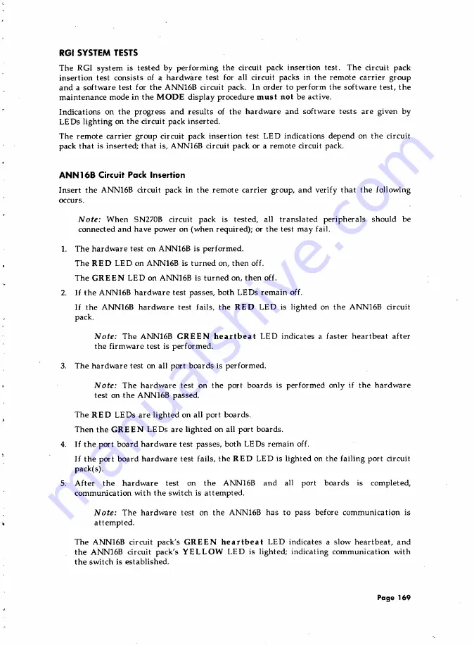 AT&T System 85 Installation And Test Download Page 185