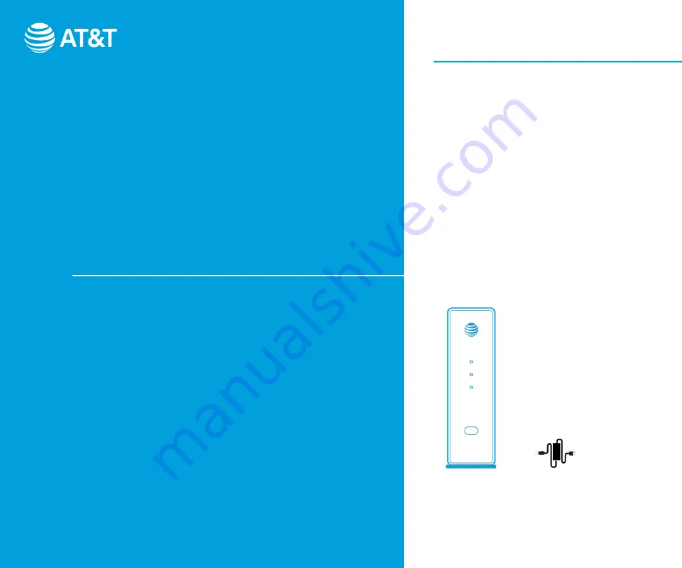 AT&T Wi-Fi Gateway Скачать руководство пользователя страница 1