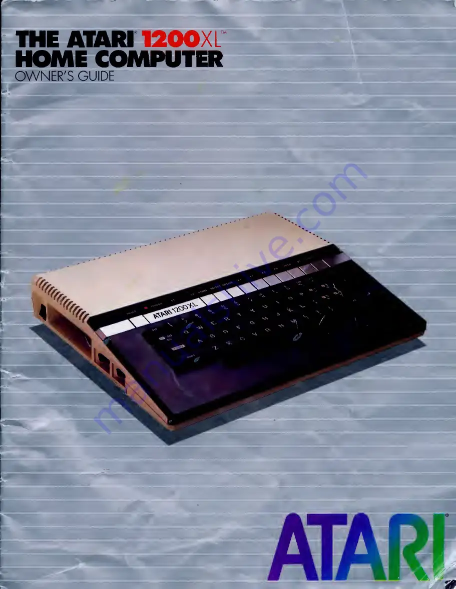 Atari 1200 XL Owner'S Manual Download Page 1