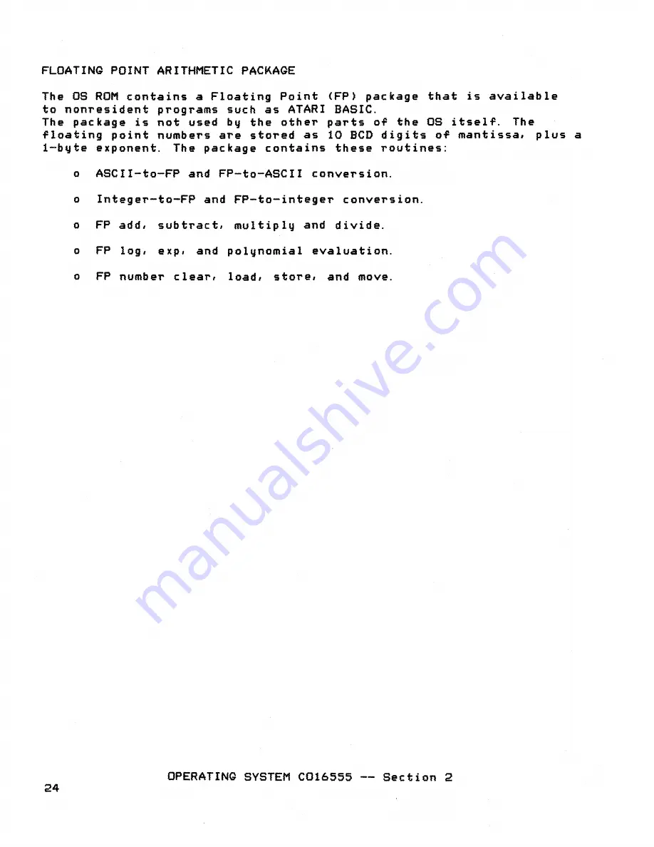 Atari 400 Technical Reference Manual Download Page 25