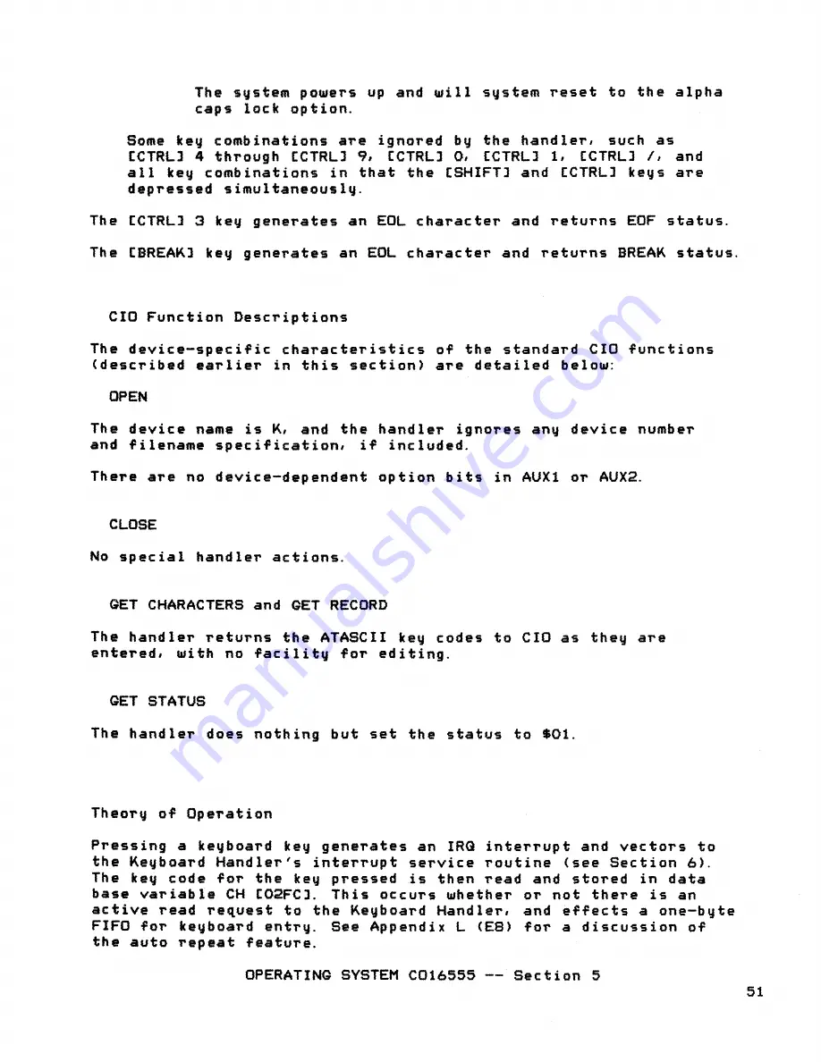 Atari 400 Technical Reference Manual Download Page 36