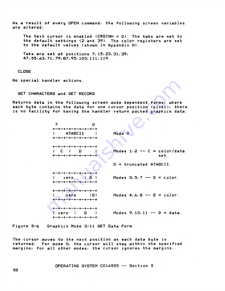 Atari 400 Technical Reference Manual Download Page 43