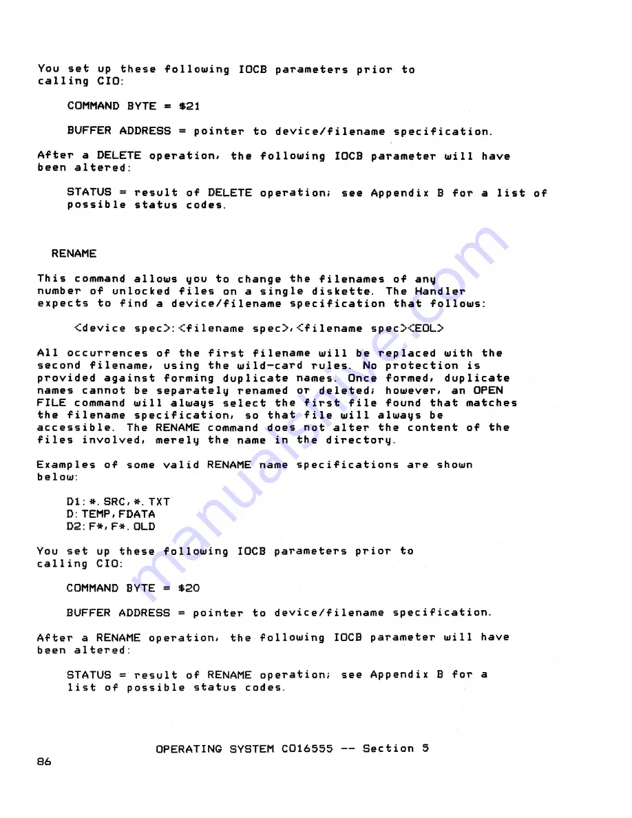 Atari 400 Technical Reference Manual Download Page 71