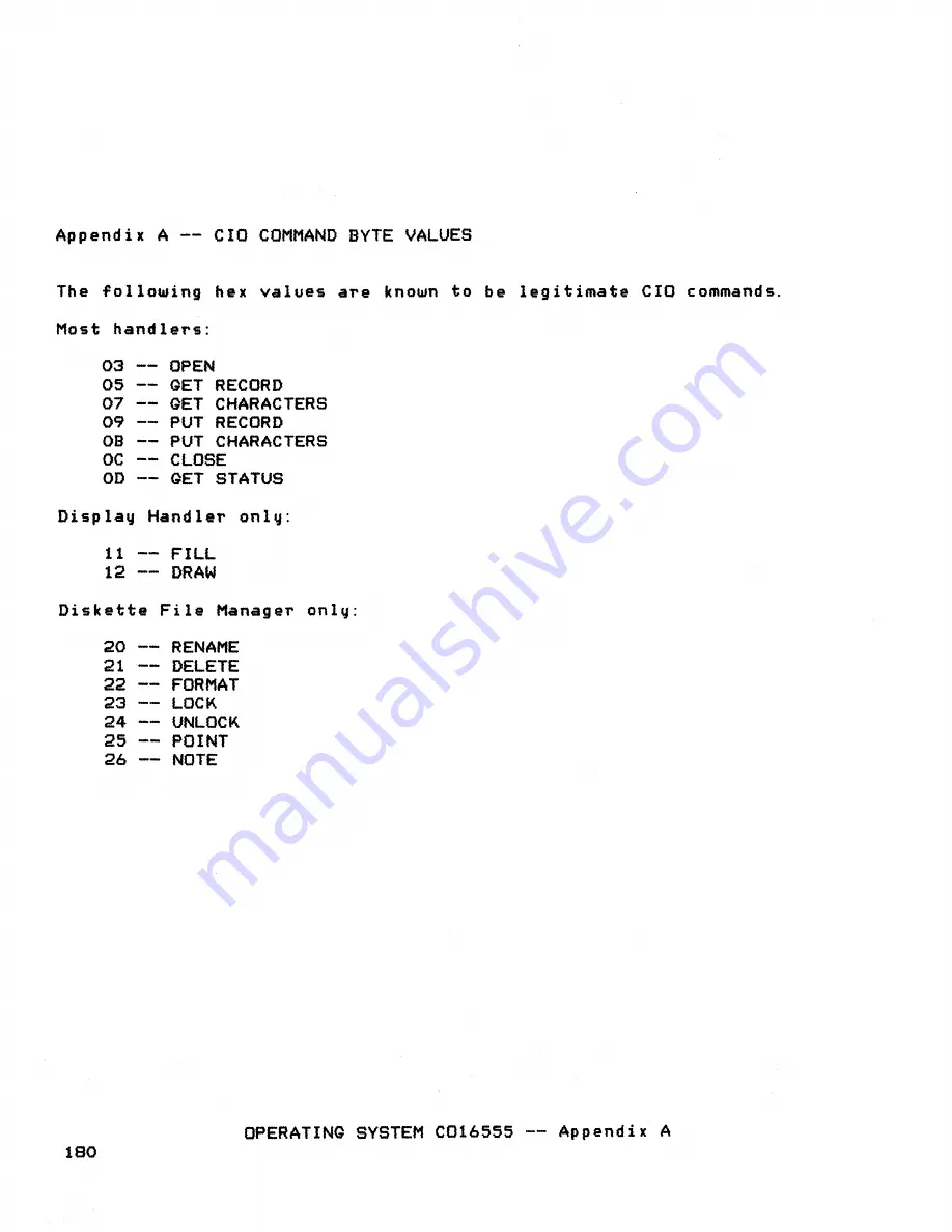 Atari 400 Technical Reference Manual Download Page 165