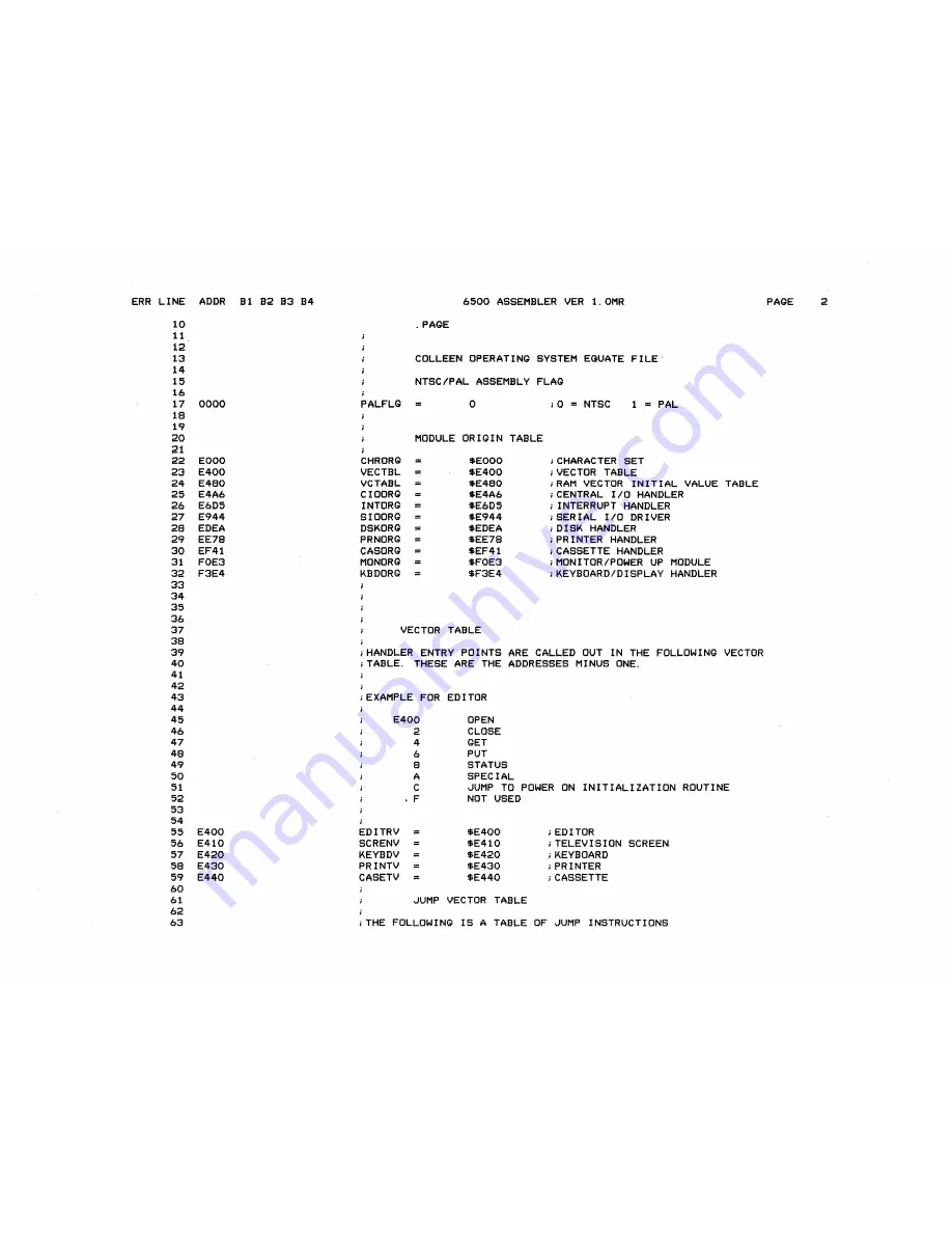 Atari 400 Technical Reference Manual Download Page 263