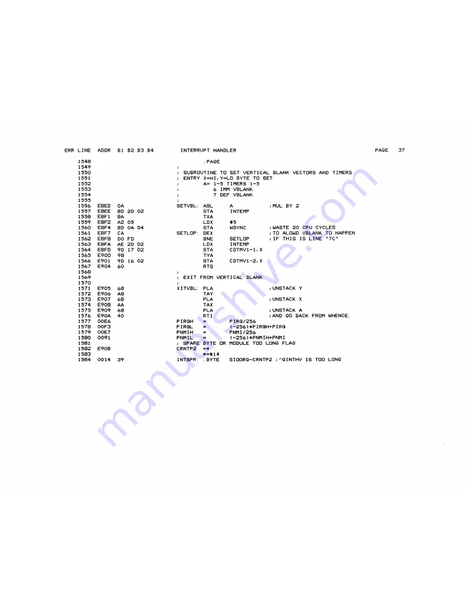 Atari 400 Скачать руководство пользователя страница 298