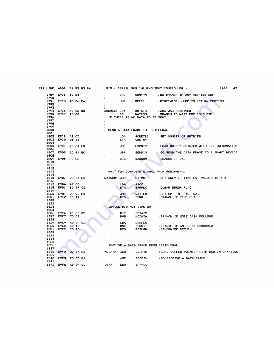 Atari 400 Technical Reference Manual Download Page 304