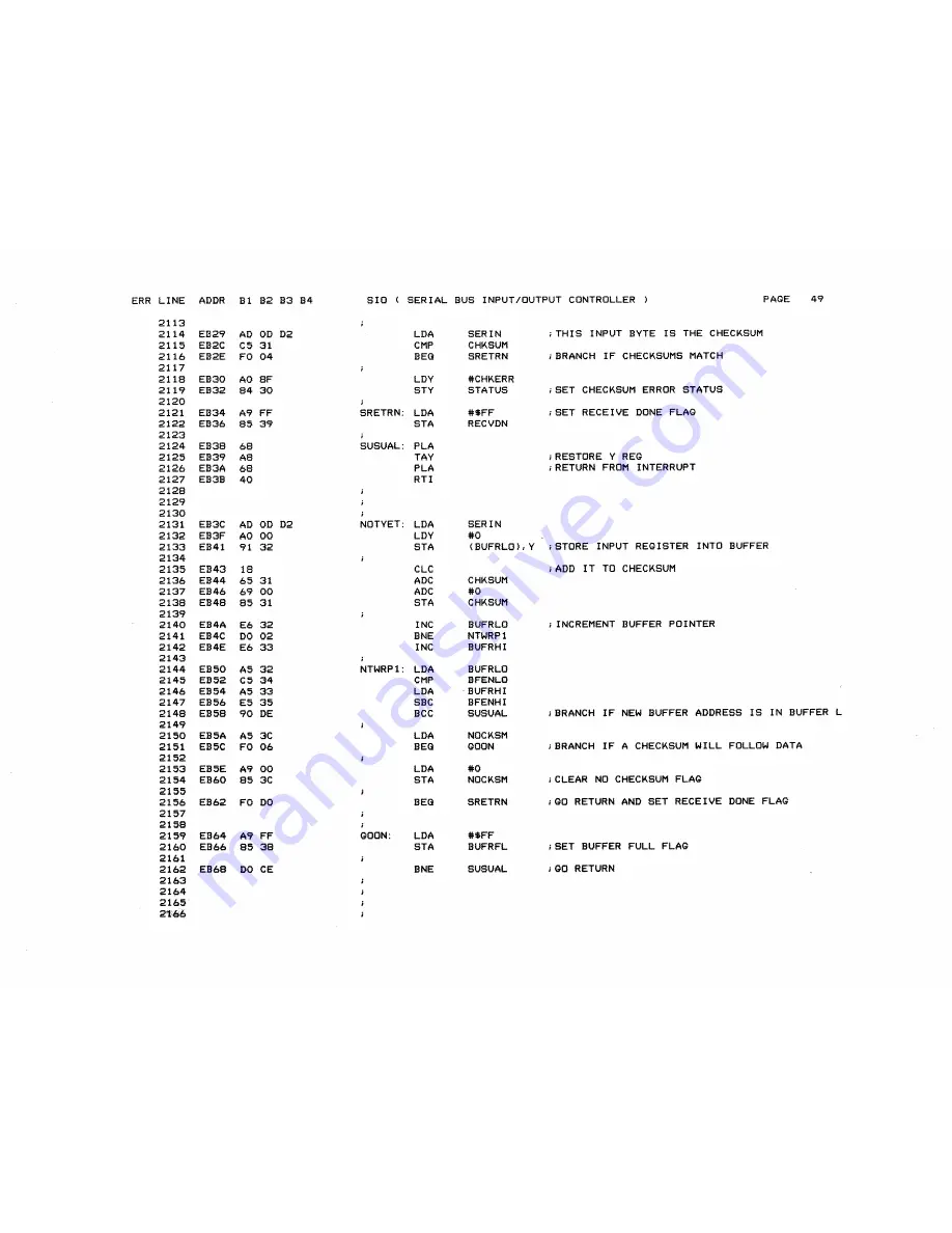 Atari 400 Technical Reference Manual Download Page 310