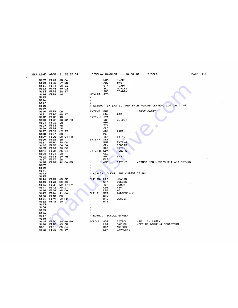 Atari 400 Technical Reference Manual Download Page 375