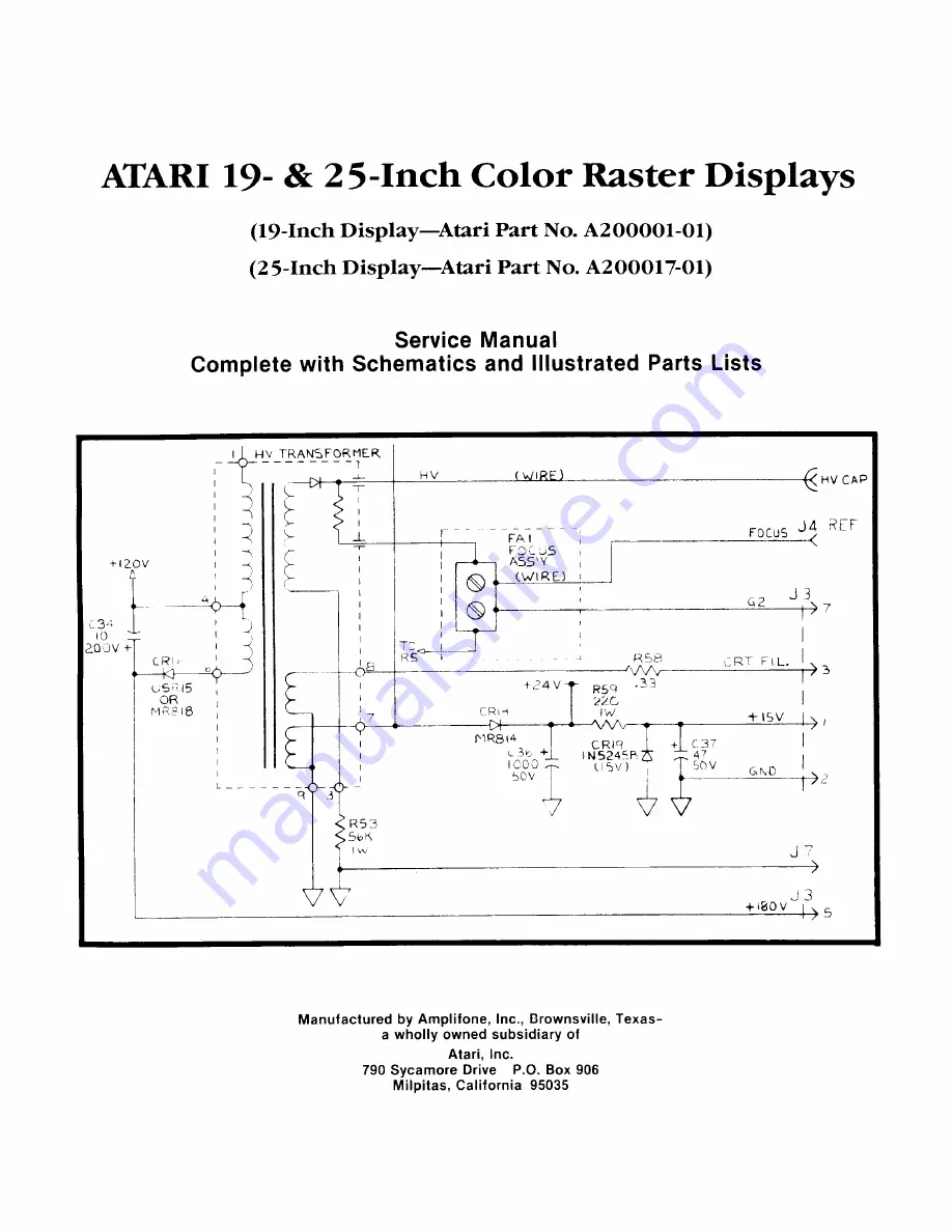 Atari A200001-01 Скачать руководство пользователя страница 3