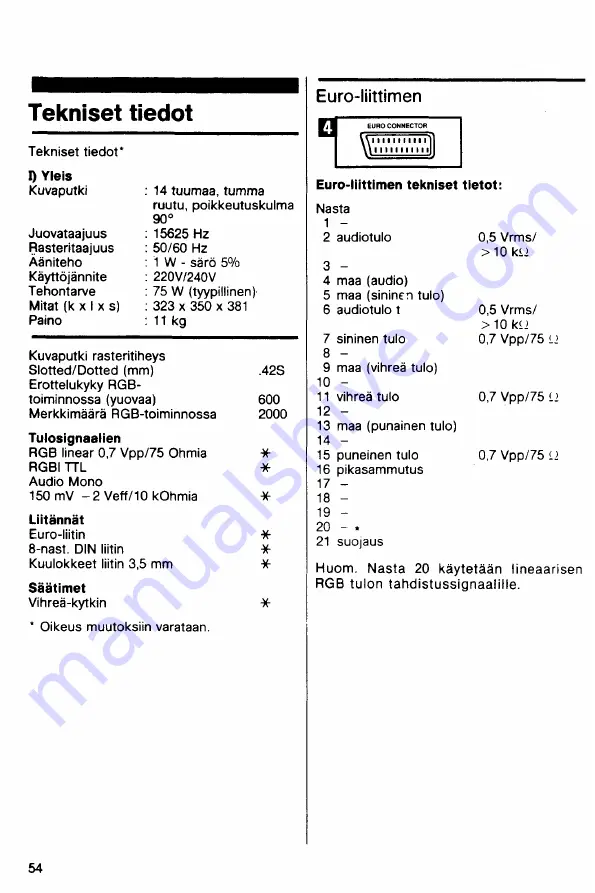 Atari SC 1425 Operating Instructions Manual Download Page 57