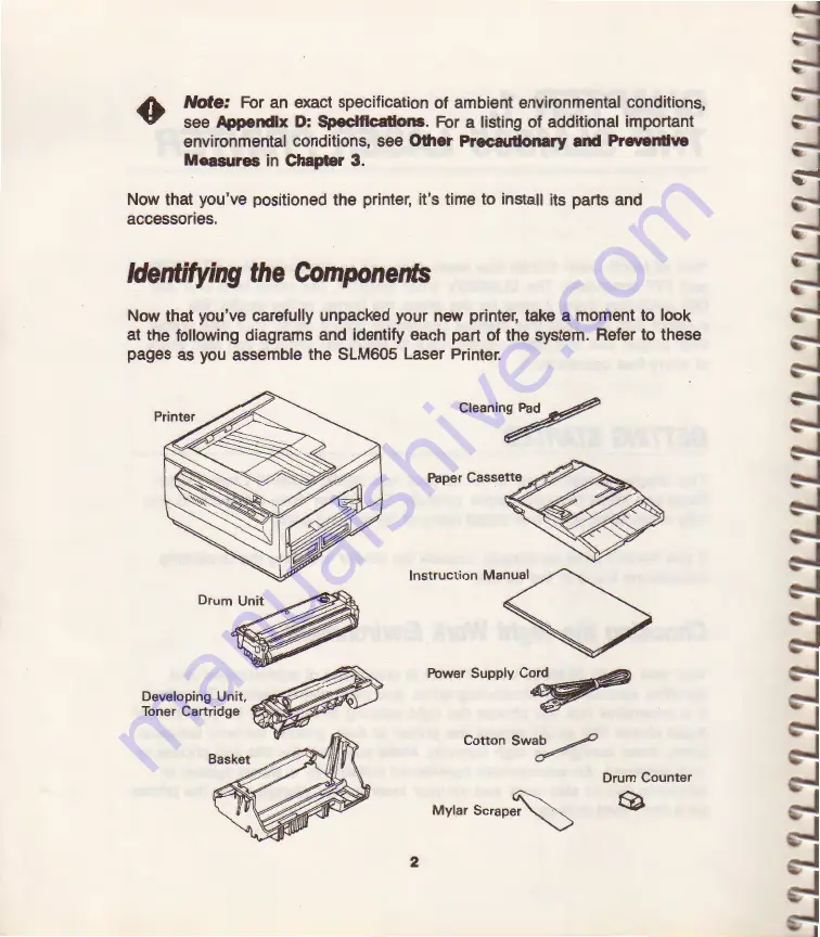 Atari SLM605 Series Скачать руководство пользователя страница 8