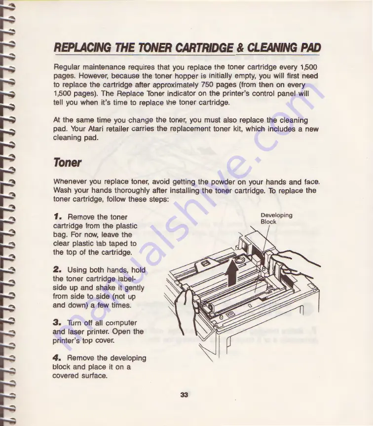 Atari SLM605 Series Owner'S Manual Download Page 39