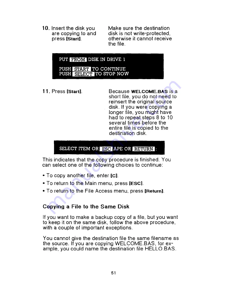 Atari XF551 Owner'S Manual Download Page 54