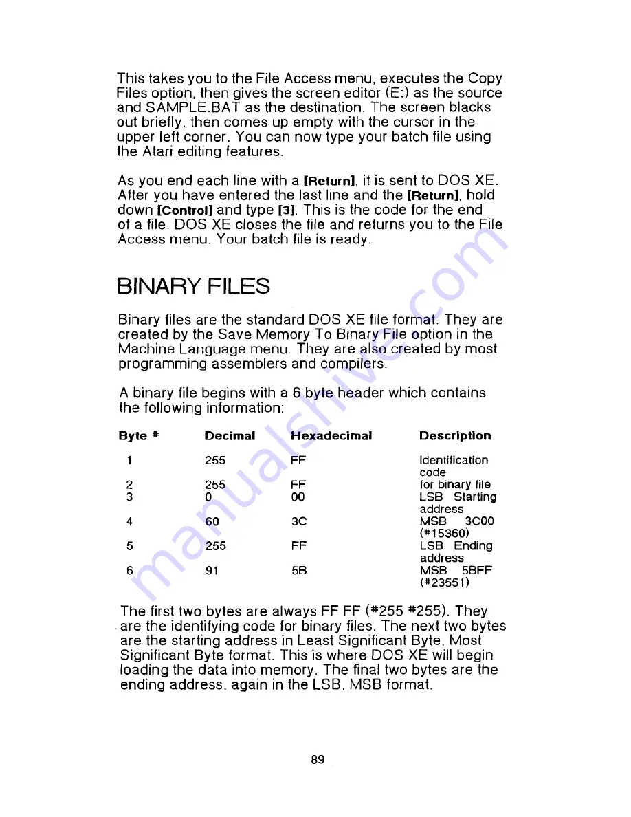 Atari XF551 Owner'S Manual Download Page 91