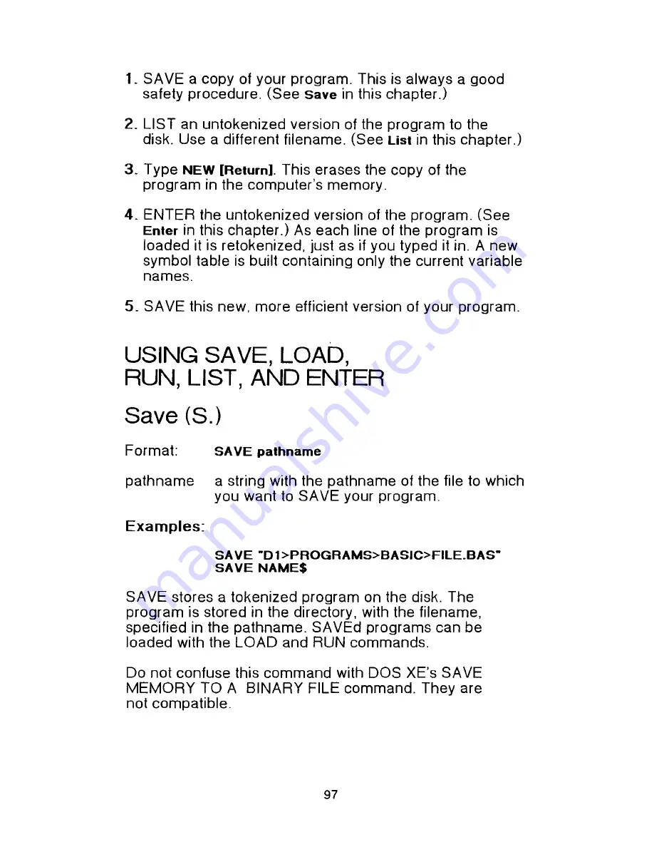 Atari XF551 Owner'S Manual Download Page 99