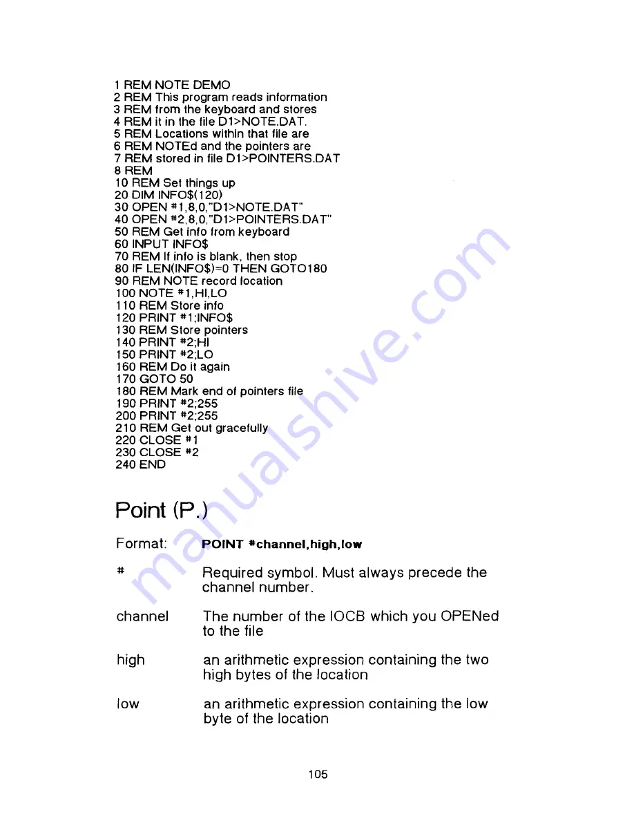 Atari XF551 Owner'S Manual Download Page 107