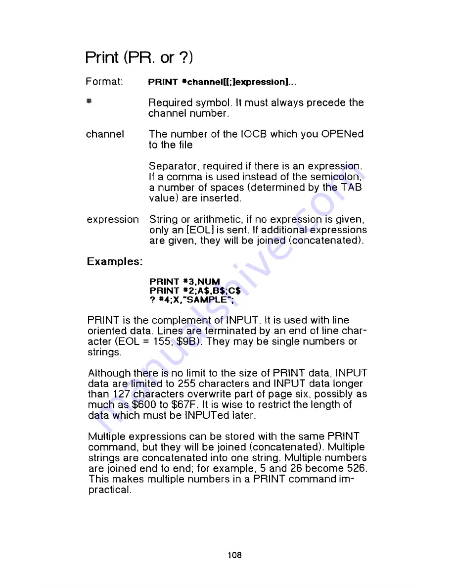 Atari XF551 Owner'S Manual Download Page 110