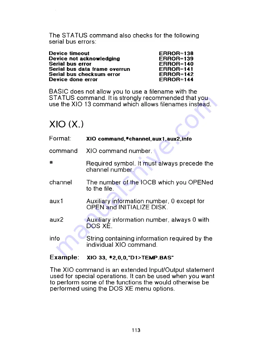 Atari XF551 Owner'S Manual Download Page 115