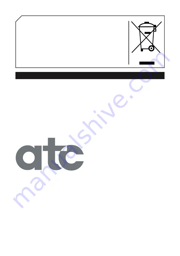 ATC SunRay RF Installation And Operating Manual Download Page 16