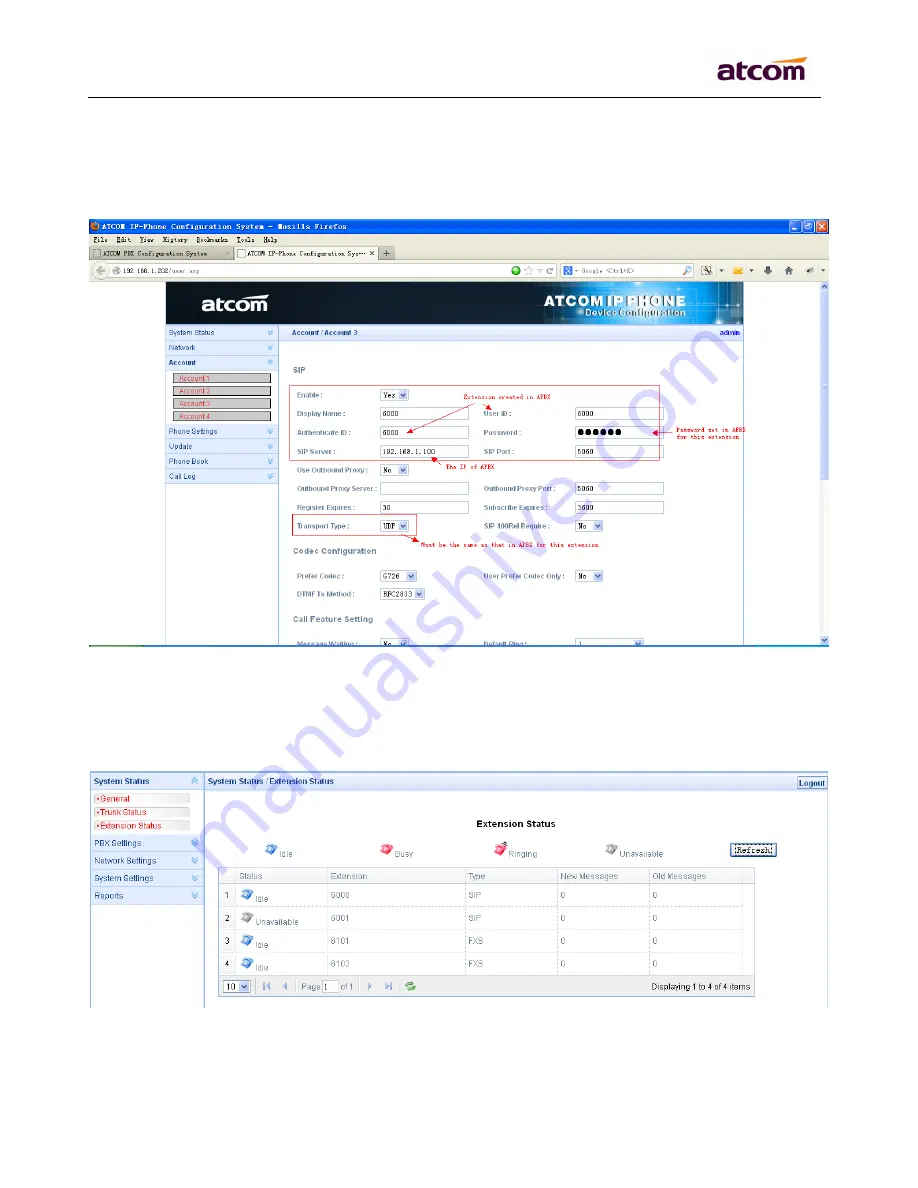 ATCOM APBX IP04 Скачать руководство пользователя страница 14