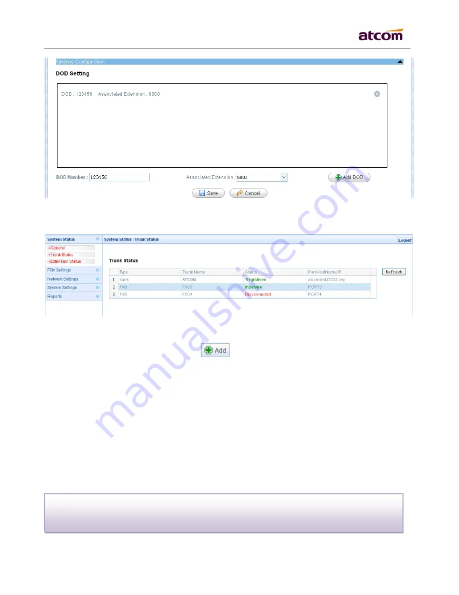 ATCOM APBX IP04 Скачать руководство пользователя страница 22