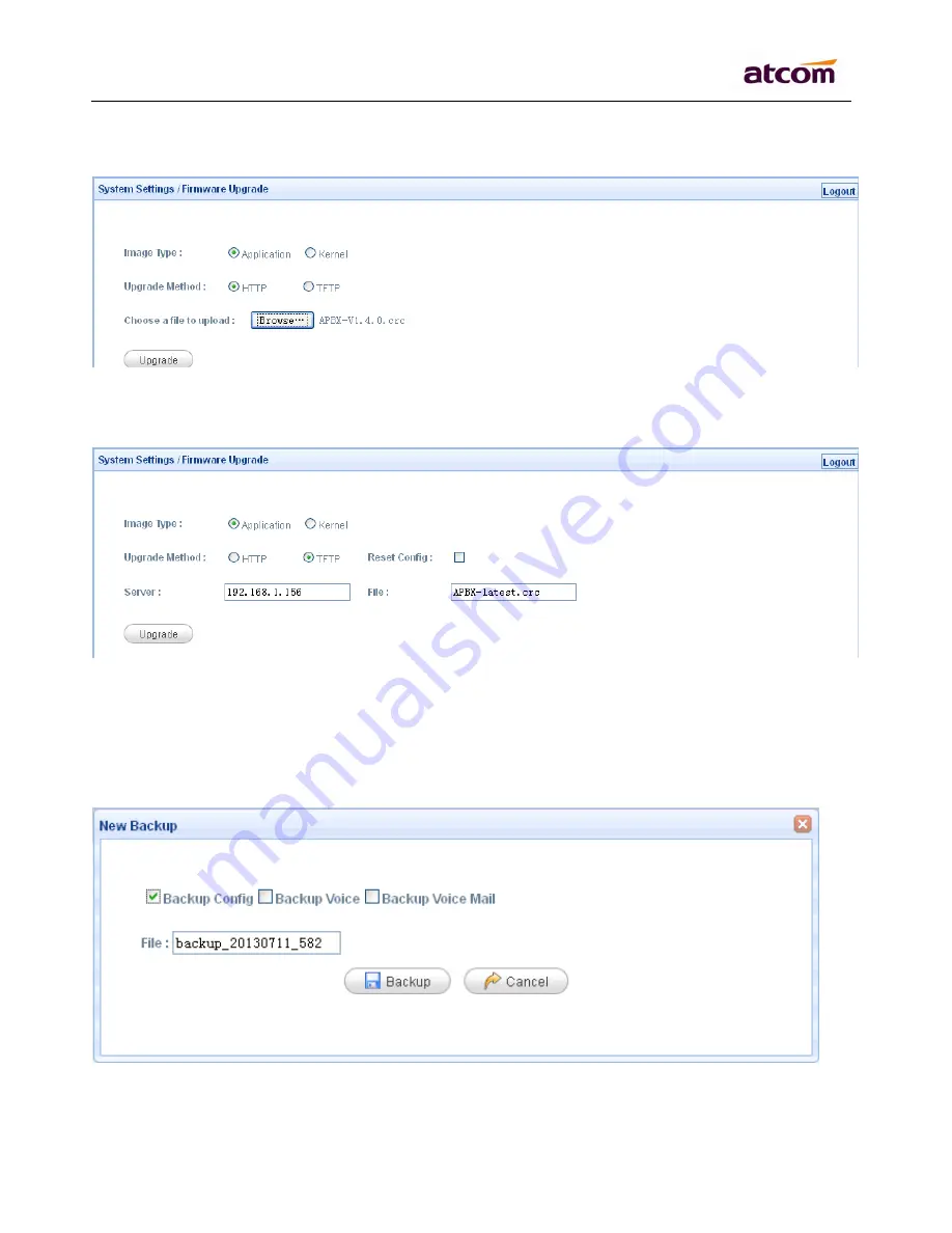 ATCOM APBX IP04 User Manual Download Page 43