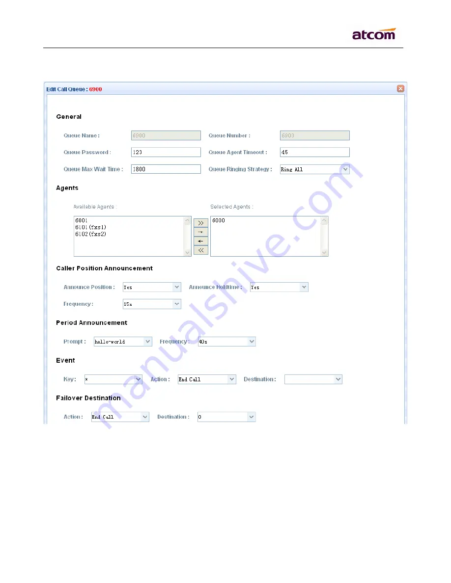 ATCOM APBX IP2G4A Скачать руководство пользователя страница 33