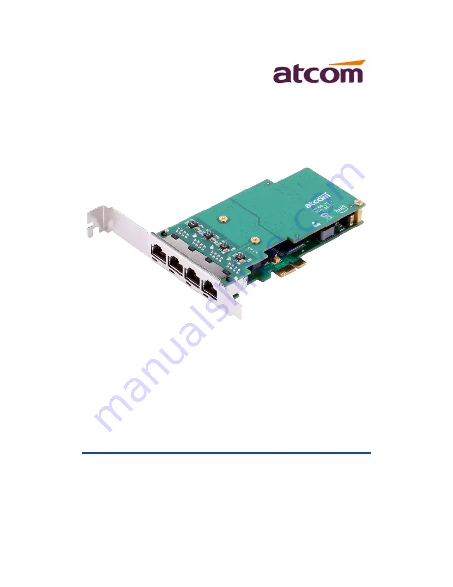 ATCOM AXE4BL Product Manual Download Page 1