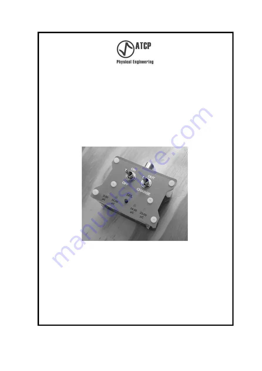 ATCP PiezoClamping Specification And Operation Manual Download Page 1