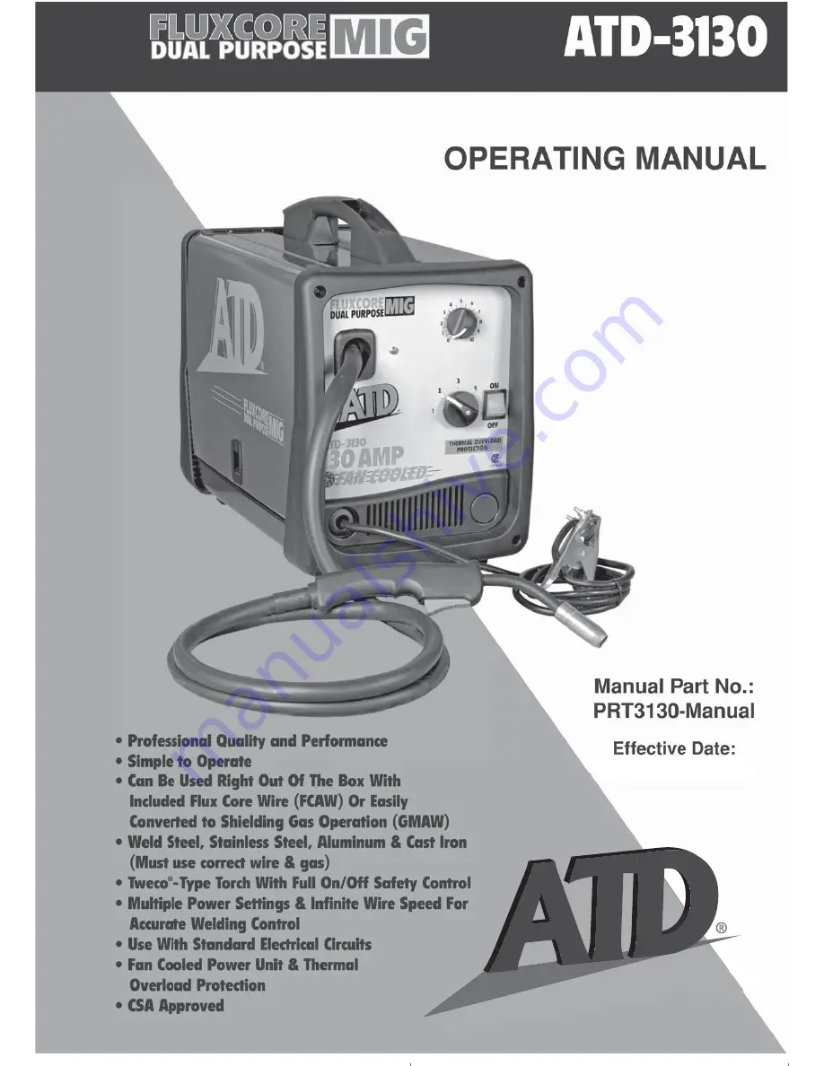 ATD Tools ATD-3130 Скачать руководство пользователя страница 1