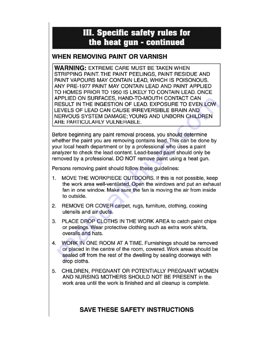 ATD Tools ATD-3736 Operation And Safety Instructions Download Page 6