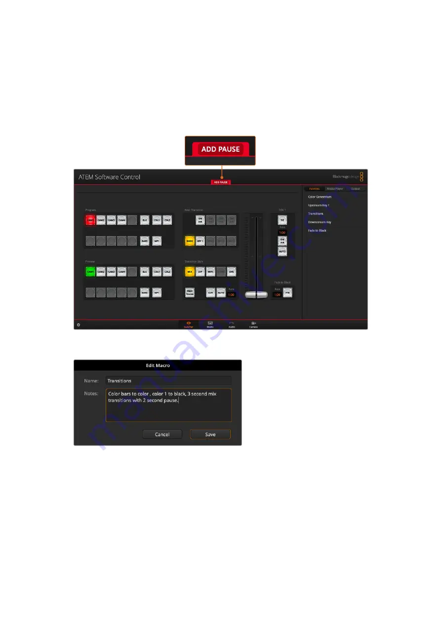 Atem 1 M/E Production Studio 4K Installation And Operation Manual Download Page 161