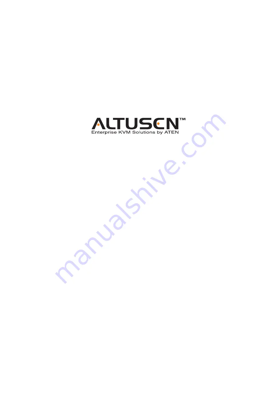 ATEN ALTUSEN KM0832 User Manual Download Page 1