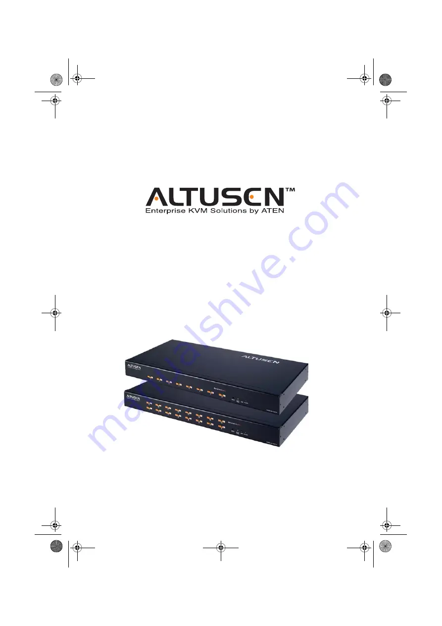 ATEN ALTUSEN SN0108 User Manual Download Page 1